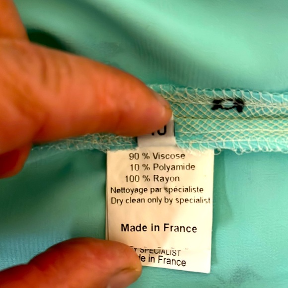 JIKI MONTE CARLO TURQUOISE EVENING DRESS - Picture 11 of 11